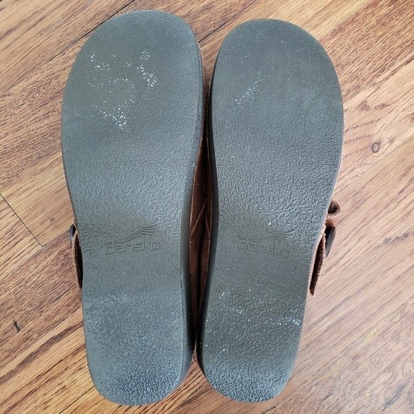 Dansko Women's Crepe Suede Leather Mary Jane Size 41 or 10.5 - Picture 7 of 10